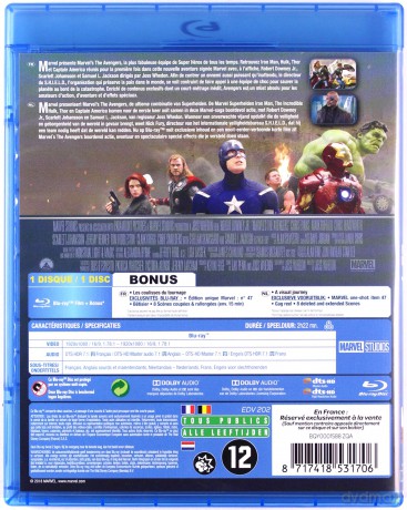 Avengers [Blu-Ray]
