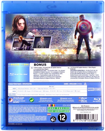 Captain America: The Winter Soldier (Kapitan Ameryka: Zimowy żołnierz) [Blu-Ray]