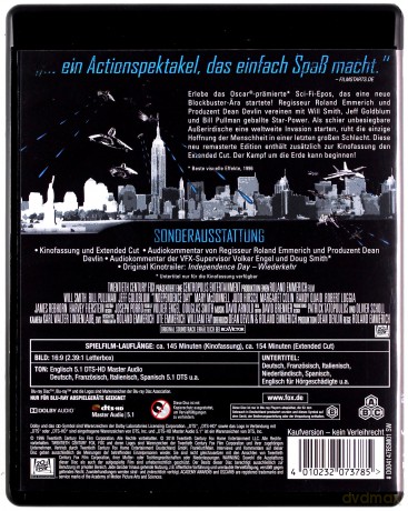 Independence Day (Dzień Niepodległości) [Blu-Ray]