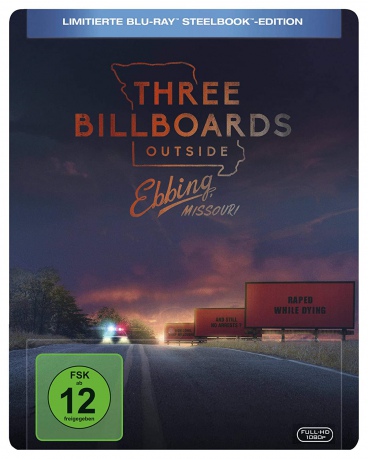 Three Billboards Outside Ebbing, Missouri (Trzy billboardy za Ebbing, Missouri) (steelbook) [Blu-Ray]