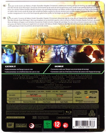 Star Wars: Episode II - Attack of the Clones (Gwiezdne wojny: Część II - Atak klonów) (steelbook) [Blu-Ray]