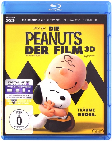 The Peanuts Movie (Fistaszki - wersja kinowa) [Blu-Ray 3D]+[Blu-Ray]