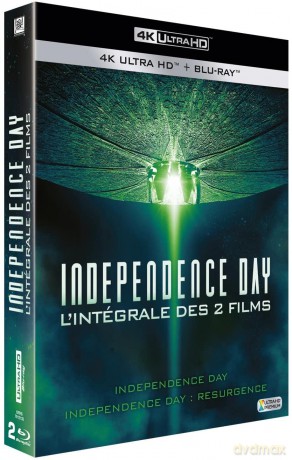 Independence Day / Resurgence (Dzień Niepodległości / Odrodzenie) [2xBlu-Ray 4K]+[2xBlu-Ray]