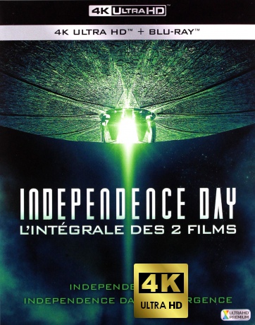 Independence Day / Resurgence (Dzień Niepodległości / Odrodzenie) [2xBlu-Ray 4K]+[2xBlu-Ray]