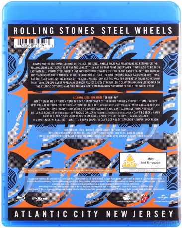 The Rolling Stones: Steel Wheels Live [Blu-Ray]