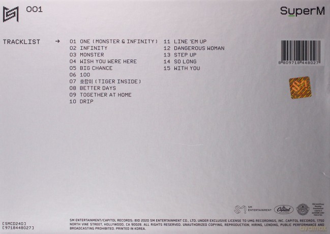 Superm: SuperM The 1st 'Album SuperM' - One Ver. International Edition [CD]