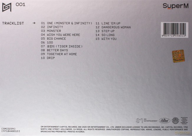 SuperM: SuperM The 1st 'Album SuperM' - Super Ver. International Edition [CD]