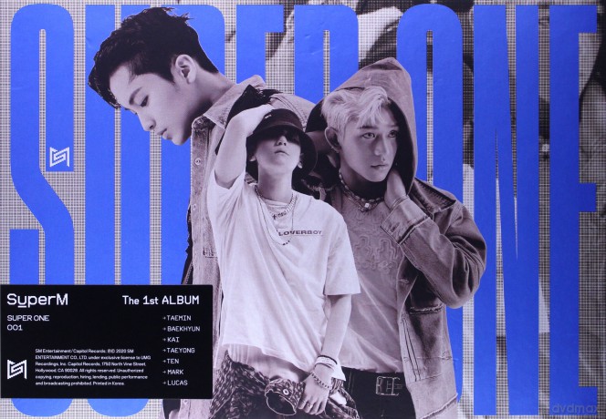SuperM: SuperM The 1st 'Album SuperM' - Unit B Ver. Baekhyun, Mark, Lukas International Edition [CD]