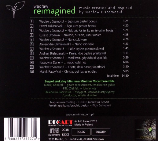 Zespół Wokalny Minimus: Wacław Reimagined [CD]