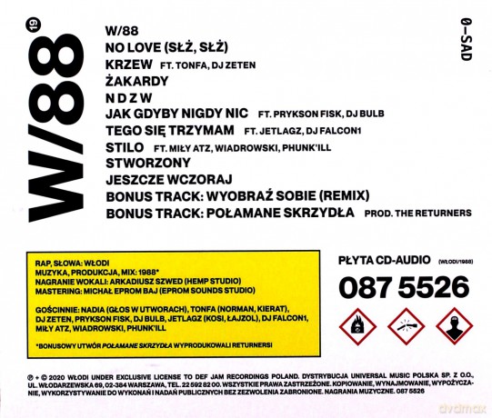 Włodi: W/88 [CD]