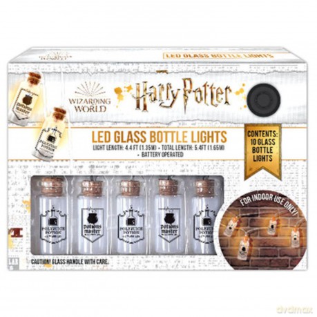 Harry Potter: Lampki LED - Szklane butelki