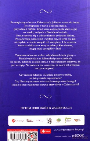 Dwór w Zaleszycach (Tom 3). Niebo po burzy - Agata Sawicka [KSIĄŻKA]