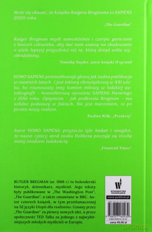 Homo sapiens. Ludzie są lepsi niz myślisz - Peter Bregman [KSIĄŻKA]