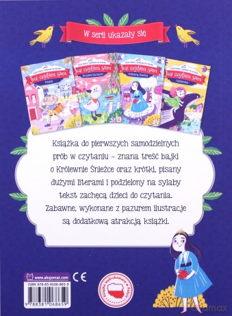 Już czytam sam. Królewna Śnieżka. Duże litery i podział na sylaby - Anna Podgórska [KSIĄŻKA]
