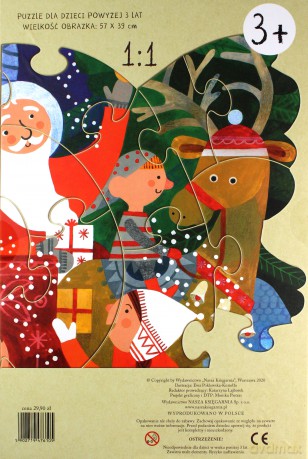 Magiczne święta (wiek: 3+ lat) - Ewa Poklewska-Koziełło, Ewa Poklewska-Koziełło [PUZZLE]