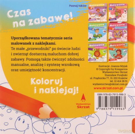 Malowanie-doklejanie. Domki [KSIĄŻKA]