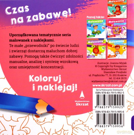 Malowanie-doklejanie. Rodzinki [KSIĄŻKA]