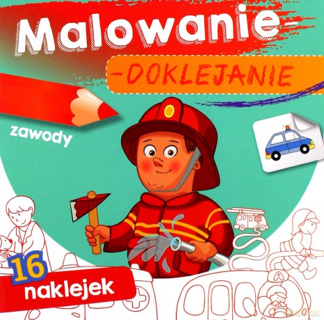 Malowanie-doklejanie. Zawody [KSIĄŻKA]