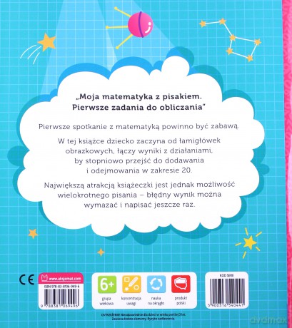Moja matematyka z pisakiem. Pierwsze zadania do obliczania 6+ [KSIĄŻKA]