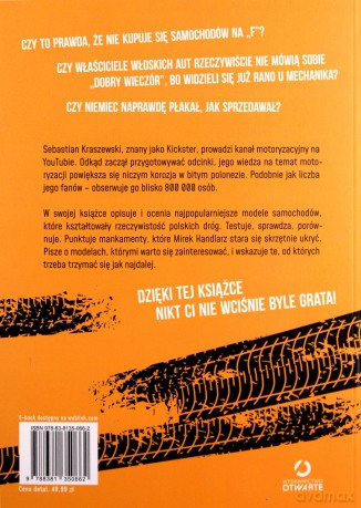 MotoznaFca, czyli jaki samochód wybrać - "Kickster" Sebastian Kraszewski [KSIĄŻKA]