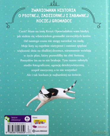 Nowe przypadki kociej gromadki - Agnieszka Stelmaszyk [KSIĄŻKA]
