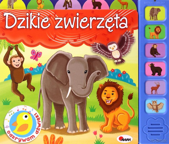 Odkrywam dźwięki Dzikie zwierzęta - Mirosława Kwiecińska [KSIĄŻKA]