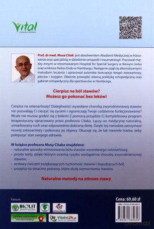 Osteoartroza. Usuń ból stawów dzięki delikatnym ćwiczeniom, diecie oraz medycynie naturalnej - Musa Citak [KSIĄŻKA]