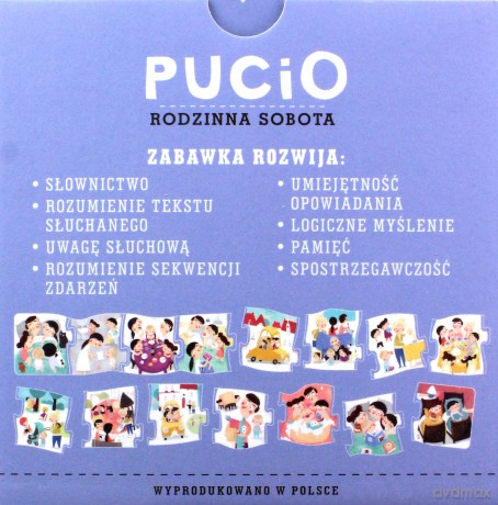 Pucio. Rodzinna sobota (wiek: 2+ lat) - Marta Galewska-Kustra, Joanna Kłos [PUZZLE]