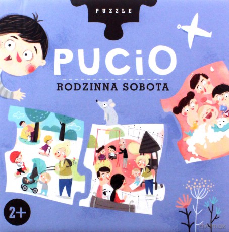 Pucio. Rodzinna sobota (wiek: 2+ lat) - Marta Galewska-Kustra, Joanna Kłos [PUZZLE]