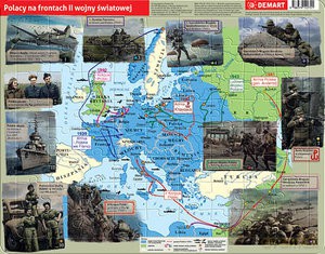 Puzzle ramkowe - Polacy na frontach II Wojny Światowej [PUZZLE]
