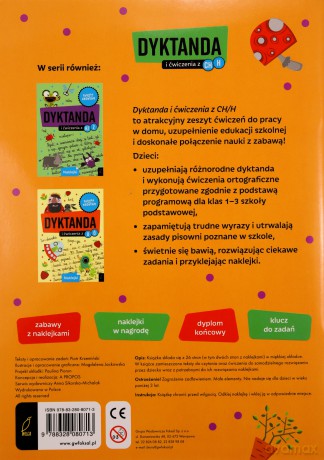 Szkoła na szóstkę. Dyktanda na h/ch [KSIĄŻKA]