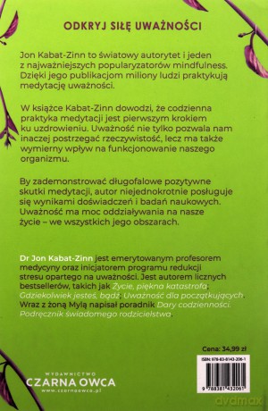 Uzdrawiająca moc uważności - Jon Kabat-Zinn [KSIĄŻKA]