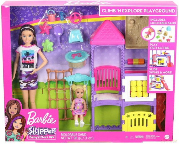 Barbie Skipper Klub opiekunek Plac zabaw Zestaw