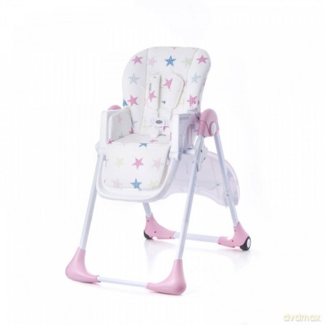 Krzesełko do karmienia Kiki Pink