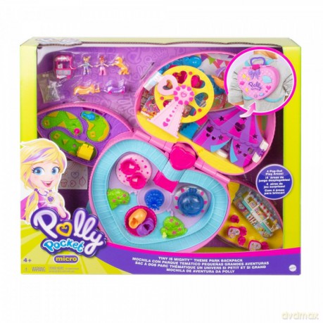 Polly Pocket Plecak Park rozrywki Zestaw rozkładany [FIGURKA]