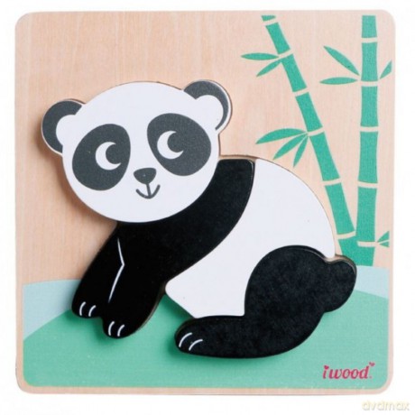 Ukladanka drewniana zwierzątka Panda