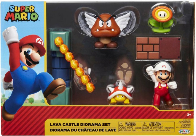 Super Mario Lava Castle Zestaw