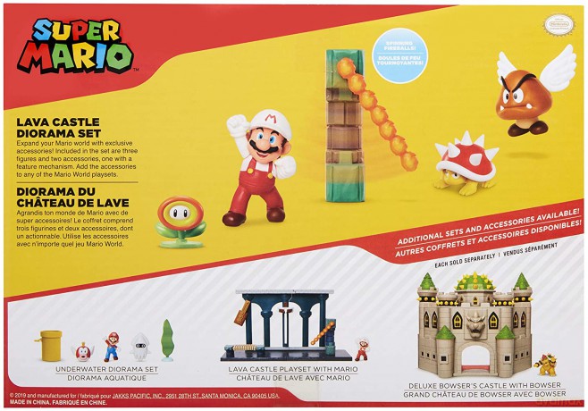 Super Mario Lava Castle Zestaw
