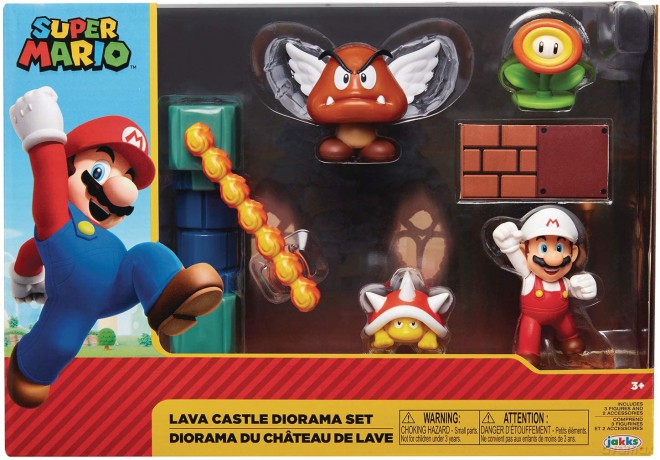 Super Mario Lava Castle Zestaw