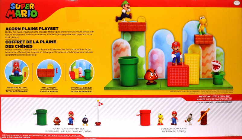 Super Mario Makieta Acorn Plains