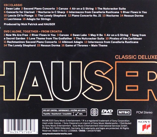 HAUSER: Classic [CD]+[DVD]