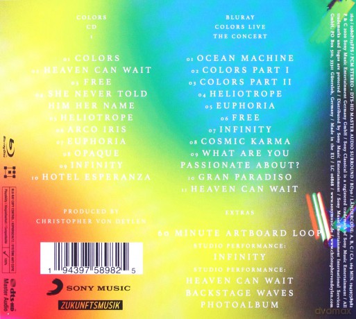 Christopher von Deylen: Colors [Blu-Ray]+[CD]