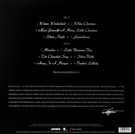 Kenny G: Miracles: The Holiday Album [Winyl]