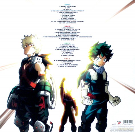 My Hero Academia: Heroes Rising soundtrack (Yuki Hayashi) [2xWinyl]