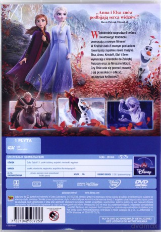 Kraina Lodu 2 (wydanie specjalne) (Disney) [DVD]