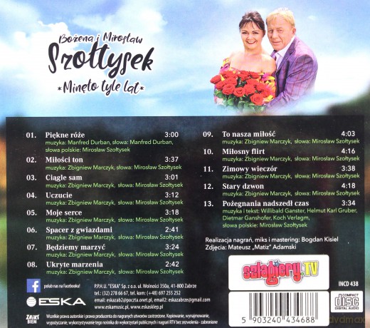 Bożena i Mirosław Szołtysek: Minęło tyle lat [CD]