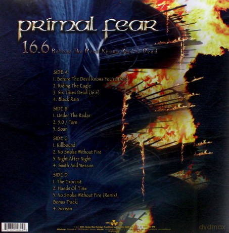 Primal Fear: 16.6 Before The Devil Knows You're Dead [2xWinyl]