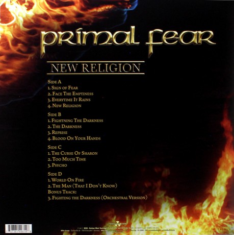 Primal Fear: New Religion [2xWinyl]