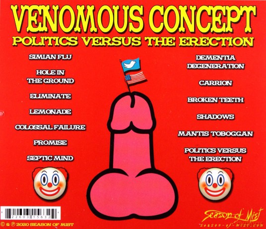Venomous Concept: Politics Versus The Erection [CD]