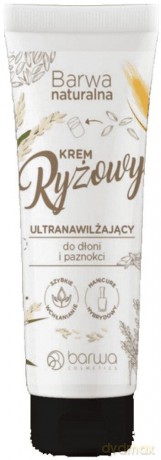 BARWA Naturalna Ryżowy Ultranawilżający Krem do dłoni i paznokci 100 ml